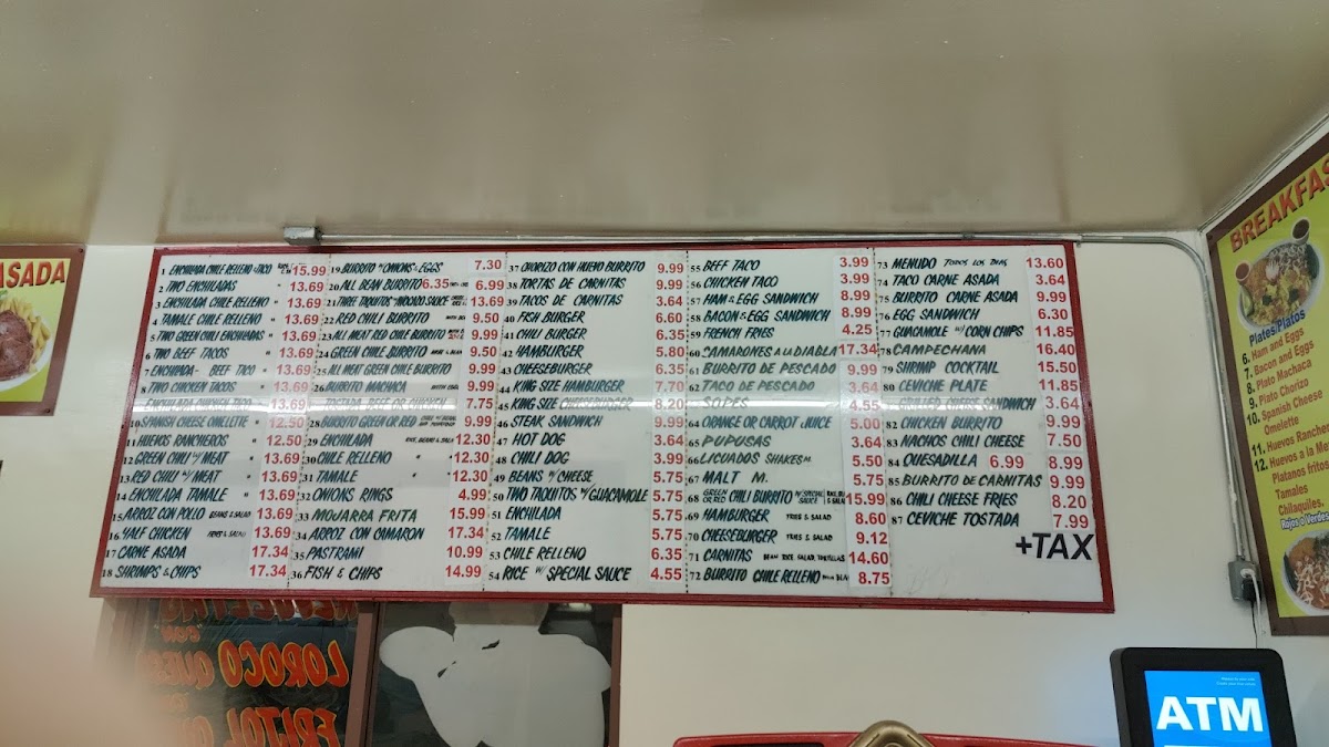 Lucy's Drive Thru Menu - Image 3