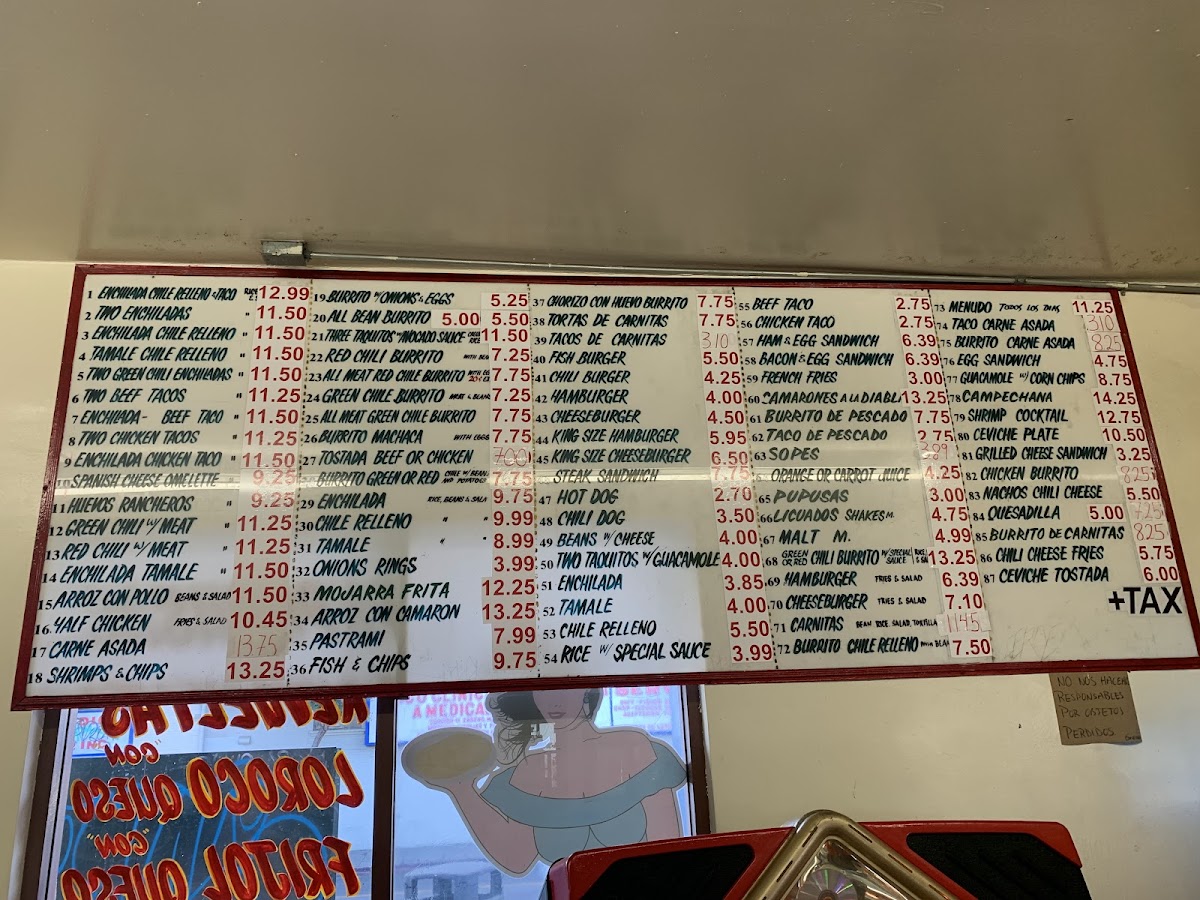 Lucy's Drive Thru Menu - Image 4